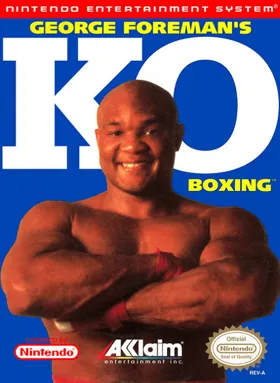 George Foreman's KO Boxing (USA) box cover front